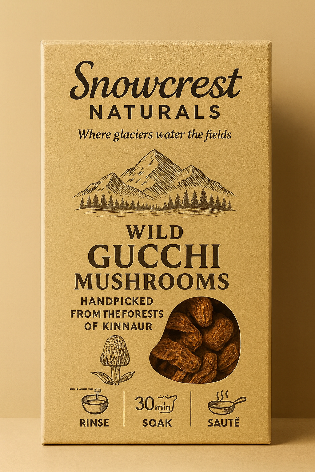 Gucchi Mushrooms view 1